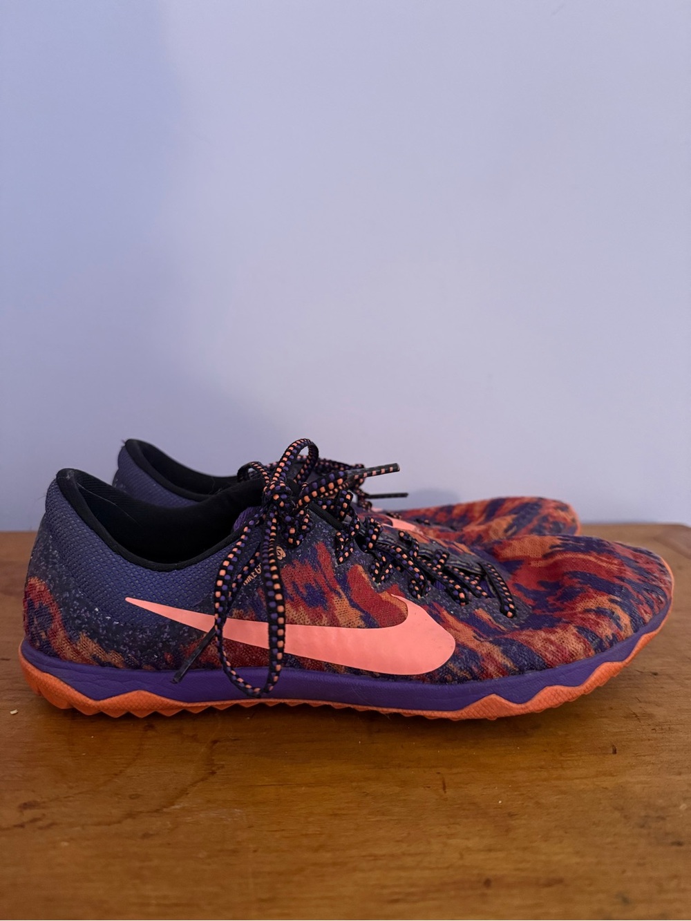 Nike Purple & Coral Athletic Spike Trainers